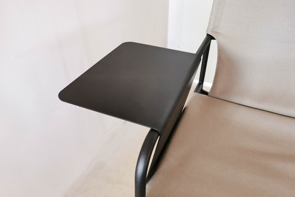 Outdoor-Armlehnstuhl Pool inkl. Tablett von KFF